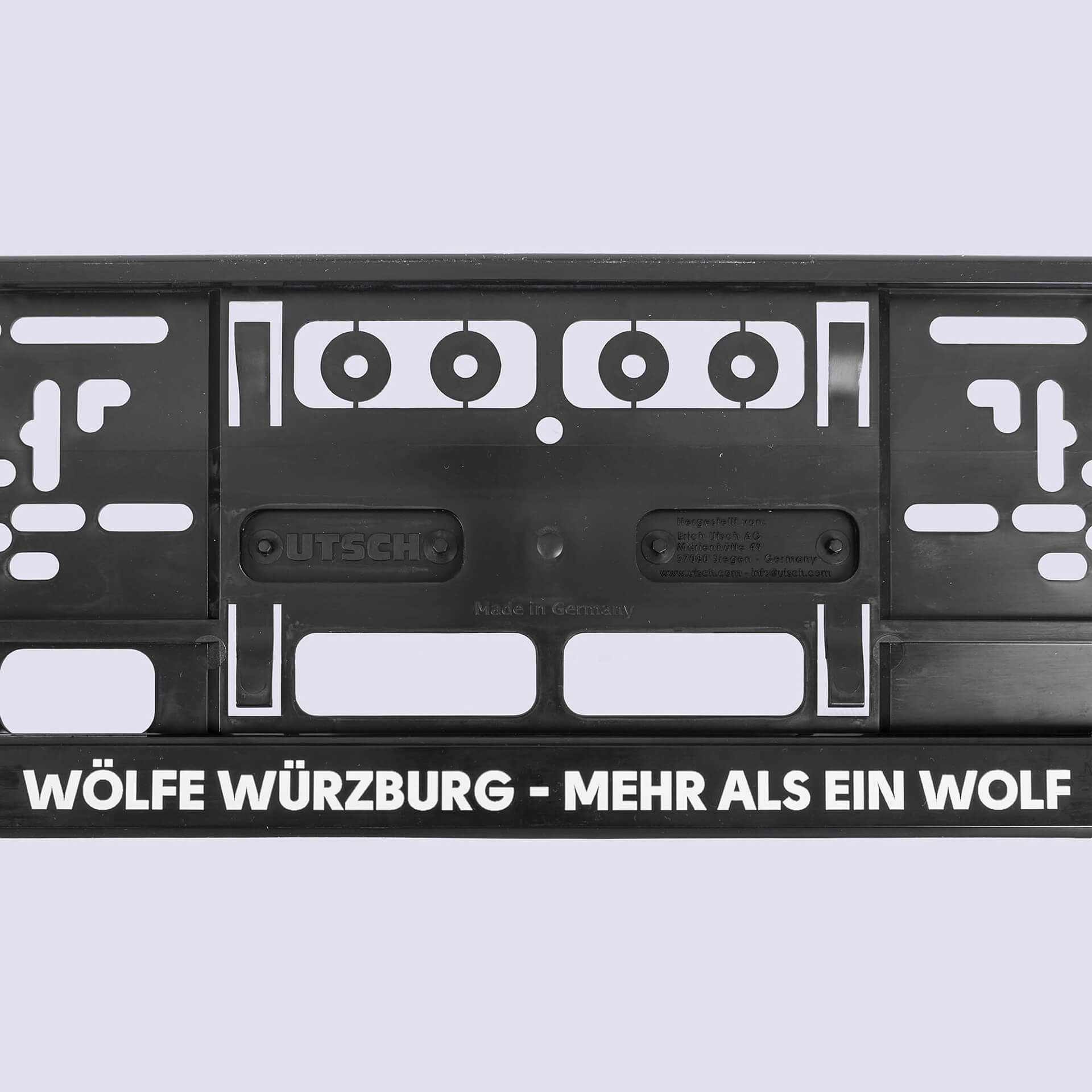 Kennzeichenhalter von den Wölfen