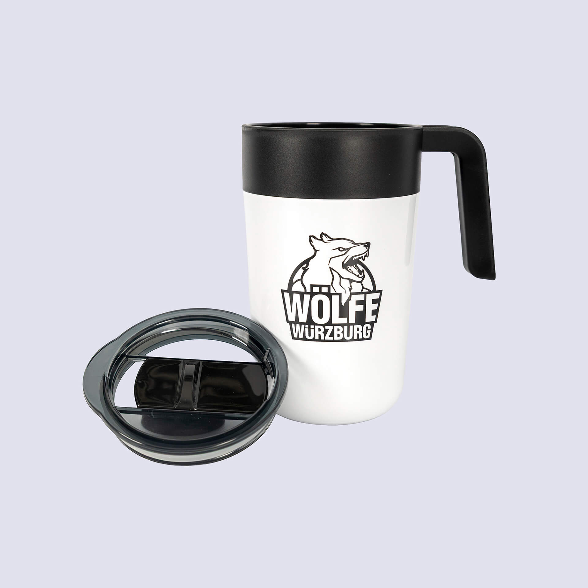 Thermobecher von den Wölfen