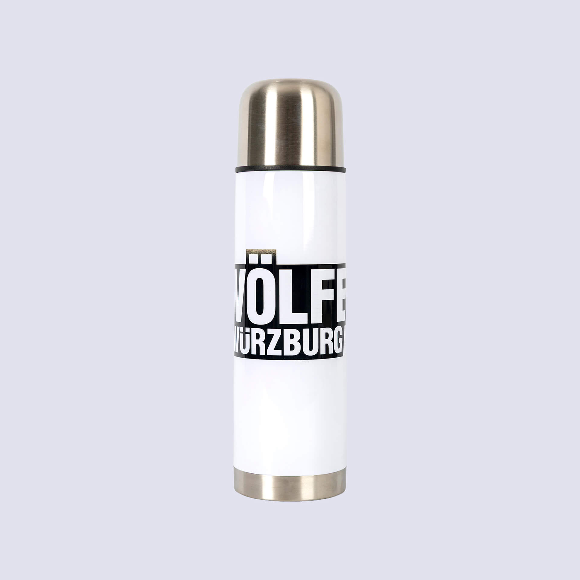Thermosflasche von den Wölfen